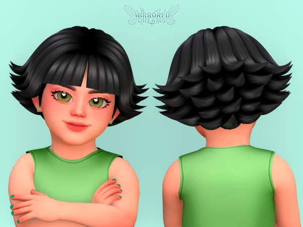 Maxis Match Docinho's Hair - The Sims 4 Custom Content