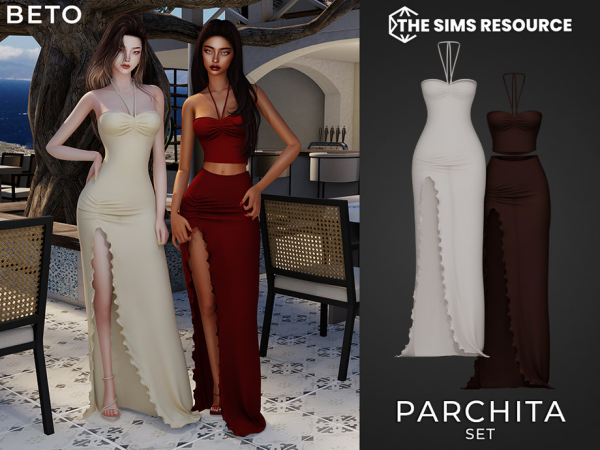Alpha Parchita Set by Beto_ae0 - The Sims 4 Custom Content