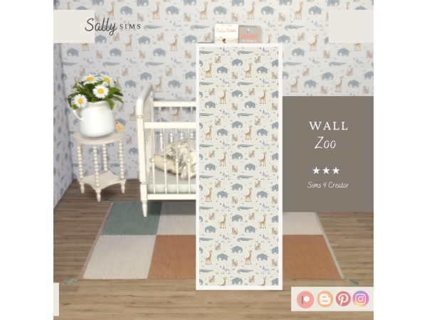 Alpha Wall ZOO - The Sims 4 Custom Content