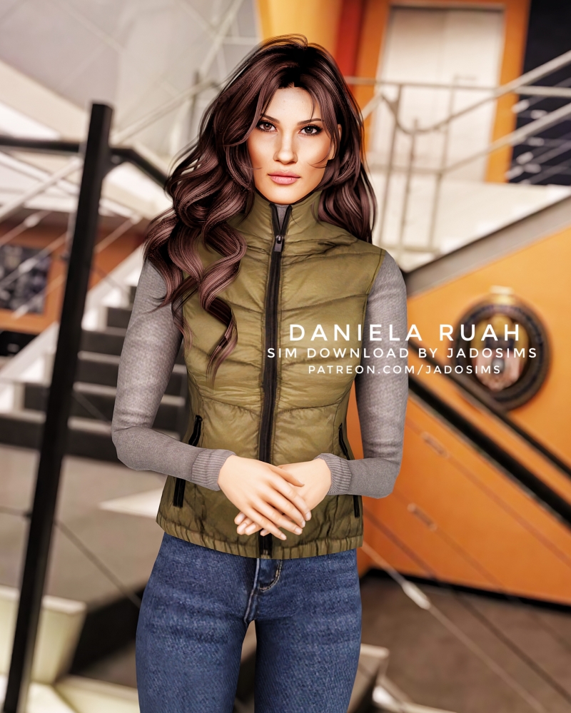 Alpha Daniela Ruah (Sim Download) by shopwithflynnn - The Sims 4 Custom Content