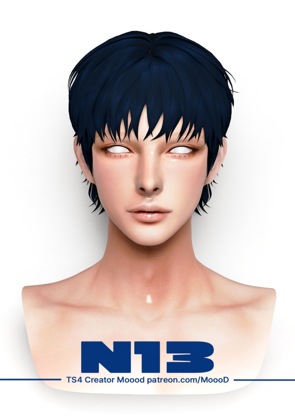 Maxis Match MoooD Maxis Match Hair N13 by simsfinds - The Sims 4 Custom Content