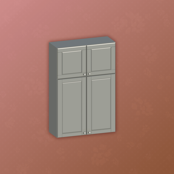 Alpha Grin Kitchen Cabinet by arwenkaboom - The Sims 4 Custom Content