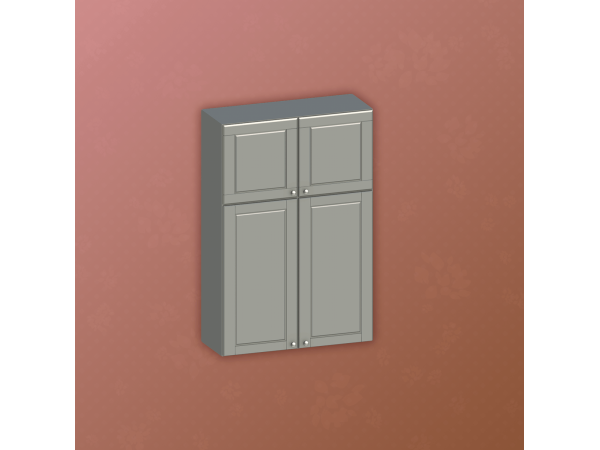 Alpha Grin Kitchen Cabinet - The Sims 4 Custom Content