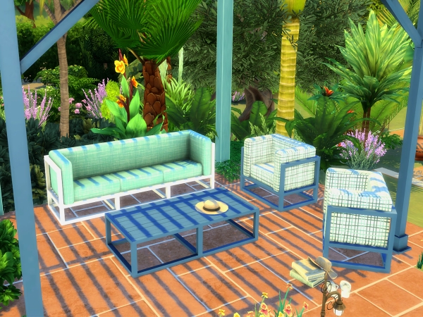 Alpha Marisol Pool and Patio Set 2 - The Sims 4 Custom Content