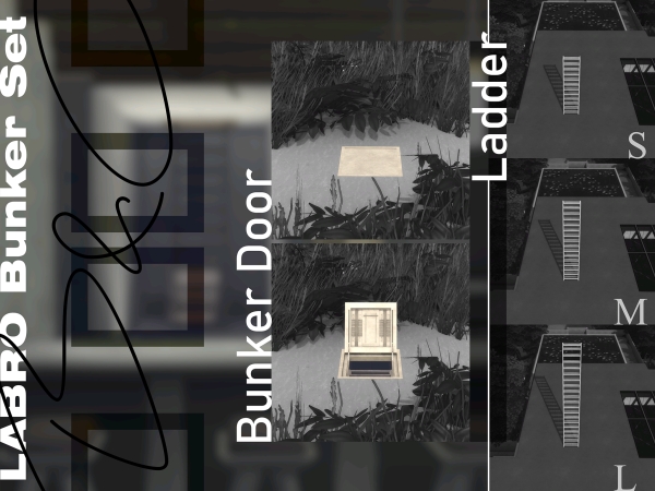 Alpha Labro bunker set - The Sims 4 Custom Content