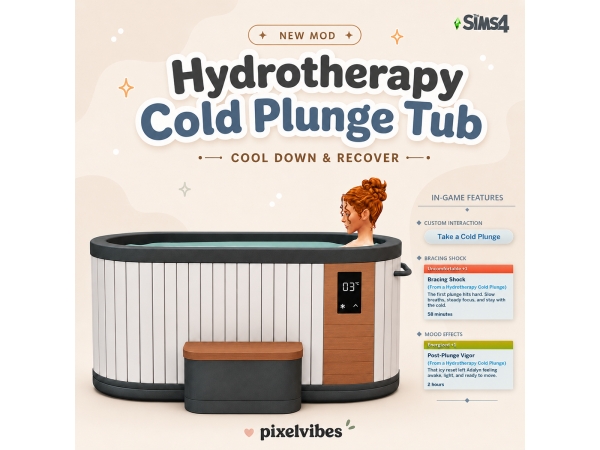 Mix Hydrotherapy Tub - The Sims 4 Custom Content