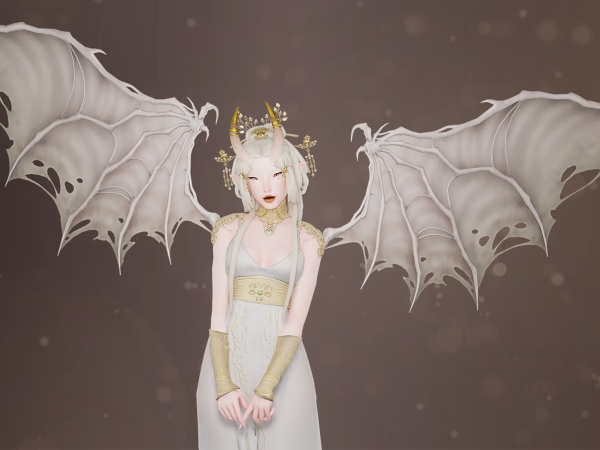 Alpha Demon Fairy Wings - The Sims 4 Custom Content