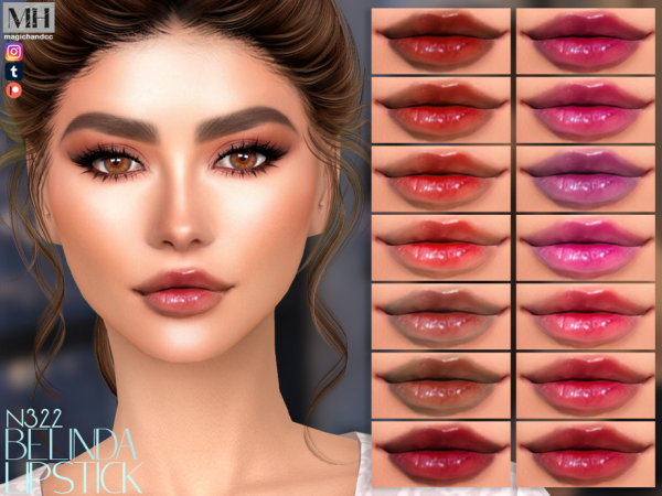 Alpha Belinda Lipstick - The Sims 4 Custom Content