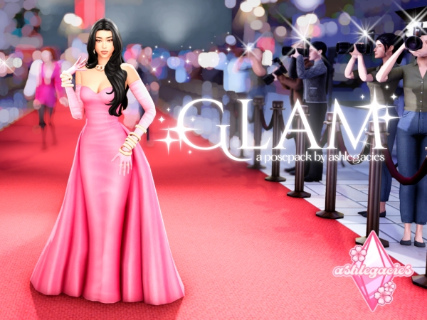 Mix Glam Posepack - The Sims 4 Custom Content