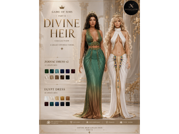 Alpha DIVINE HEIR PART II by NAyssccStore - The Sims 4 Custom Content