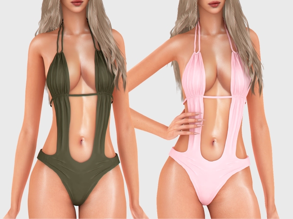 Alpha Hanna Swimsuit - The Sims 4 Custom Content