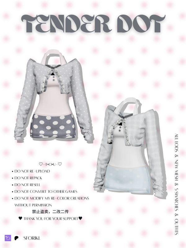 Mix Sforikl Tender Dot by simsfinds - The Sims 4 Custom Content