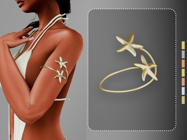 Alpha Hanna Star Armlet - The Sims 4 Custom Content