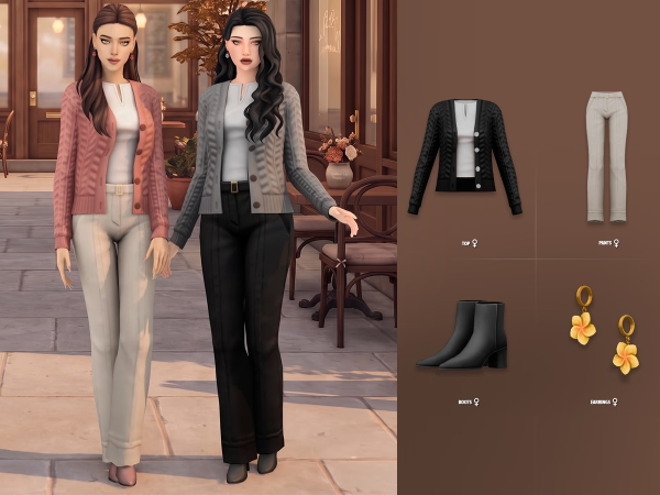 Maxis Match Dahlia Lookbook - The Sims 4 Custom Content