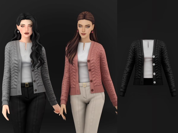 Maxis Match Dahlia Top - The Sims 4 Custom Content