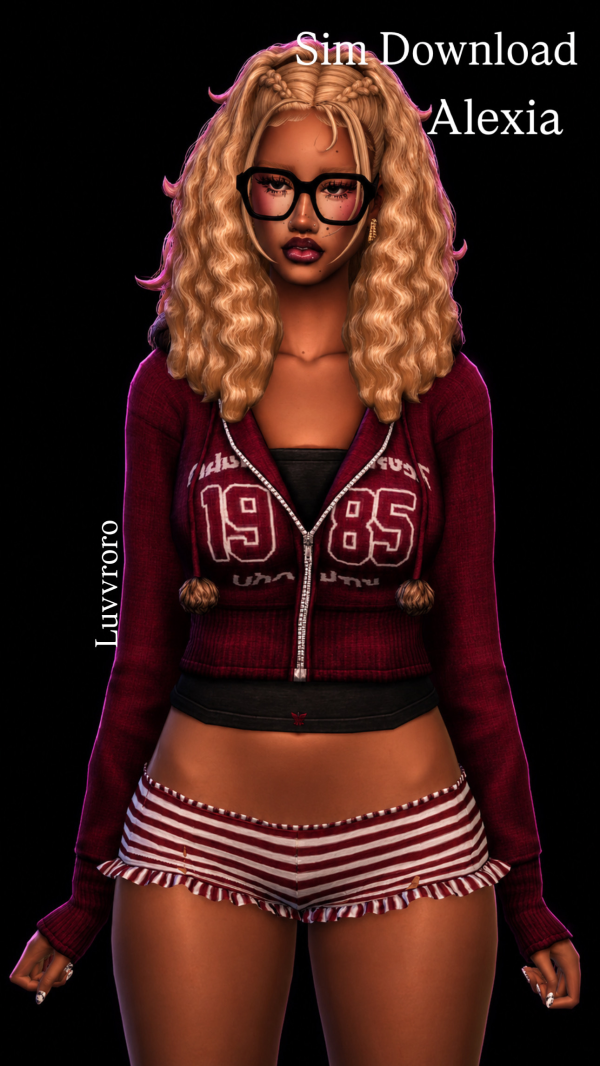 Maxis Match Alexia by simsfinds - The Sims 4 Custom Content