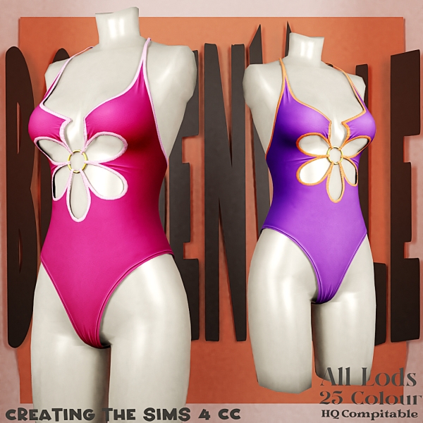 Alpha Boe_Marisa Gilbert Swimsuit by boegenville - The Sims 4 Custom Content