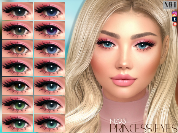 Alpha Princess Eyes Patreon - The Sims 4 Custom Content