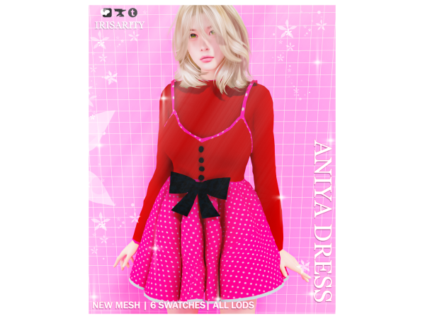 Sims 4 Anyia Dress ☆