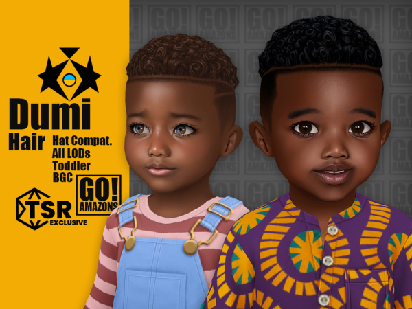 Maxis Match Dumi Hair - The Sims 4 Custom Content