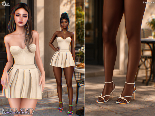 Alpha Sienna Set - The Sims 4 Custom Content