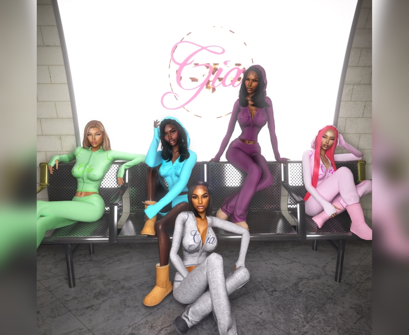 Alpha PLASTICsimz I AM GIA Blarie Collection With CH Uggs by plasticsimz - The Sims 4 Custom Content