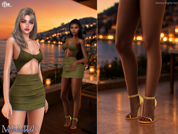 Alpha Sienna Nights Set - The Sims 4 Custom Content