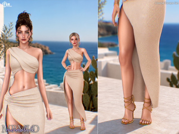 Alpha Coastal Escape Set - The Sims 4 Custom Content