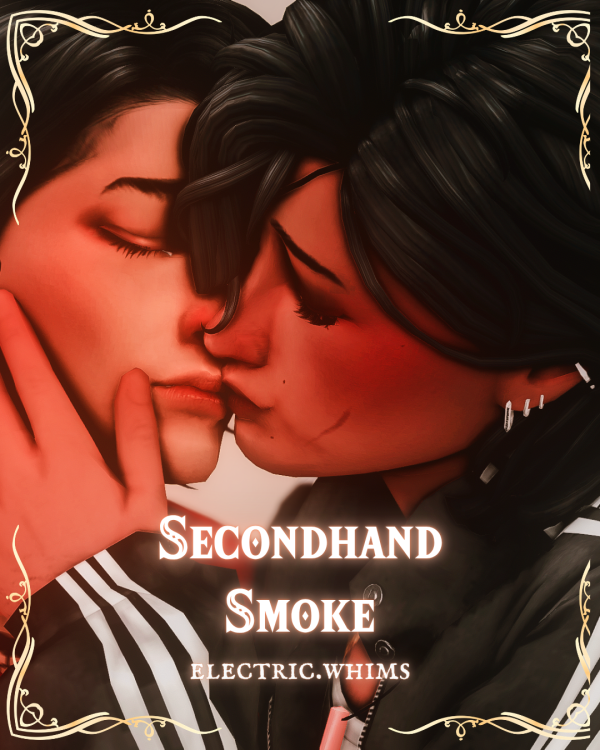 Mix Secondhand Smoke Pose Pack by simsfinds - The Sims 4 Custom Content