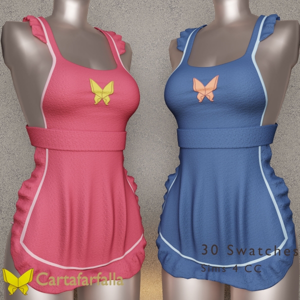 Alpha Cartafarfalla MIRETTE by cartafarfalla - The Sims 4 Custom Content