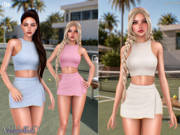 Alpha Ace Club Set by mermalade - The Sims 4 Custom Content