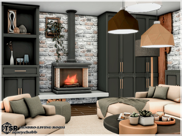 Mix Lendro Living Room - The Sims 4 Custom Content