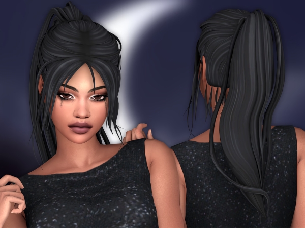 Maxis Match Serena Hairstyle - The Sims 4 Custom Content