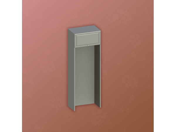 Alpha Grin Fridge Cabinet - The Sims 4 Custom Content