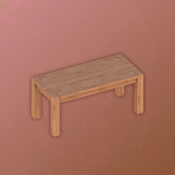 Alpha Grin Dining Table by arwenkaboom - The Sims 4 Custom Content