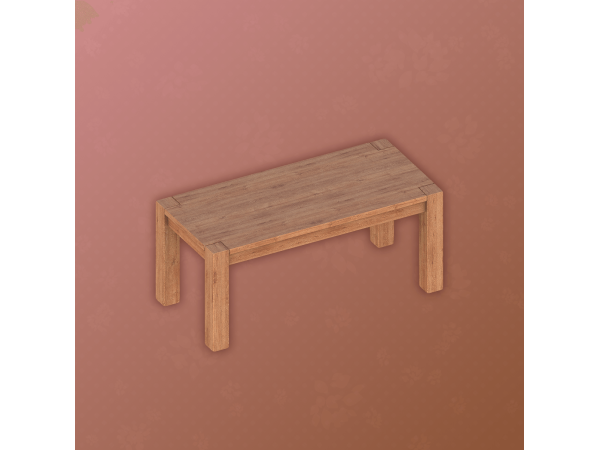 Alpha Grin Dining Table - The Sims 4 Custom Content