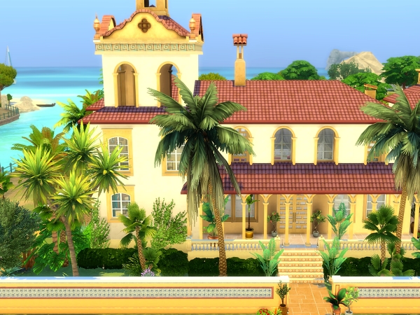 Alpha Marisol Villa - The Sims 4 Custom Content