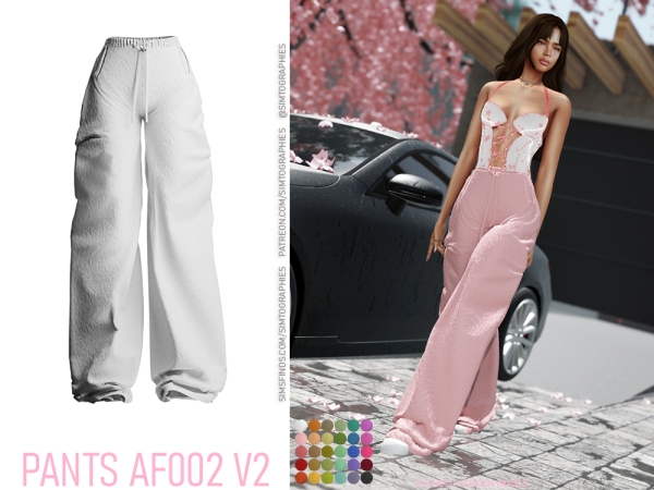 Alpha Pants AF002 V2 - The Sims 4 Custom Content