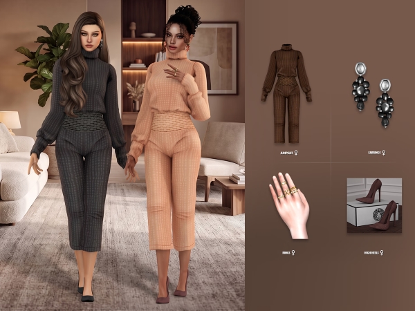 Alpha Ellis Lookbook - The Sims 4 Custom Content