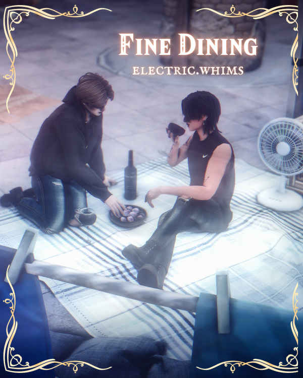 Mix Fine Dining Pose Pack by simsfinds - The Sims 4 Custom Content