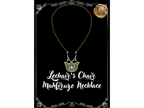 Alpha [Lechair's Chair] Mahfiruze Necklace - The Sims 4 Custom Content