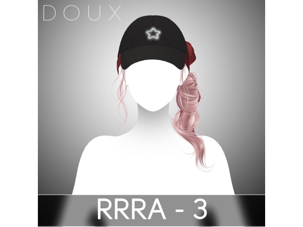 Alpha DOUX RRRA Hairstyle Style 4 FREE - The Sims 4 Custom Content