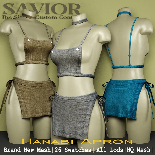 Alpha Hanabi Naya Apron (Outfit) by saviorts4 - The Sims 4 Custom Content