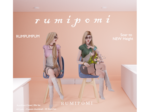 Alpha Rumpumpum_Ellis Outfit Set - The Sims 4 Custom Content