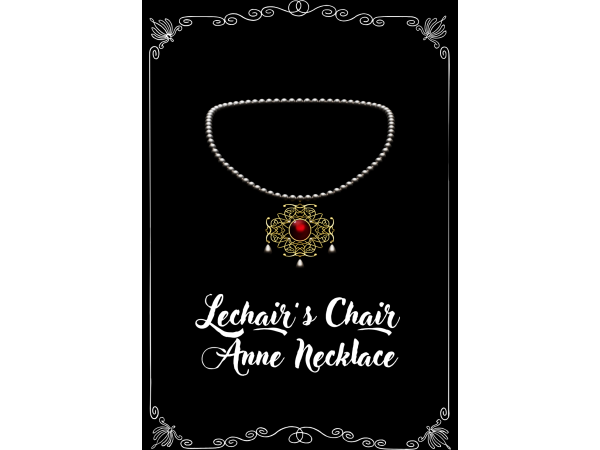Alpha [Lechair's Chair] Anne Necklace - The Sims 4 Custom Content