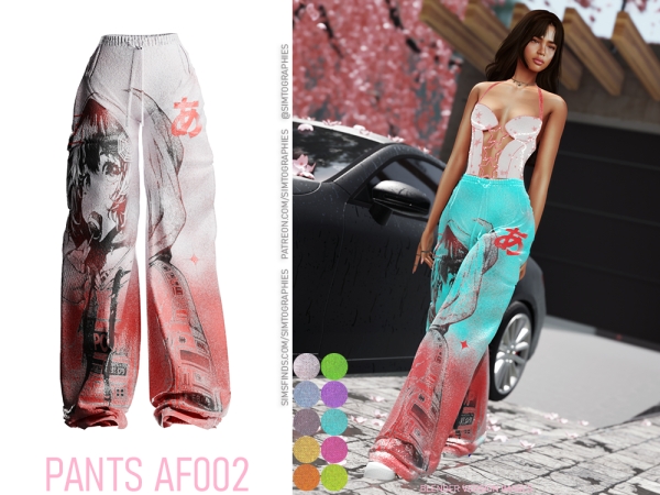 Alpha Pants AF002 - The Sims 4 Custom Content