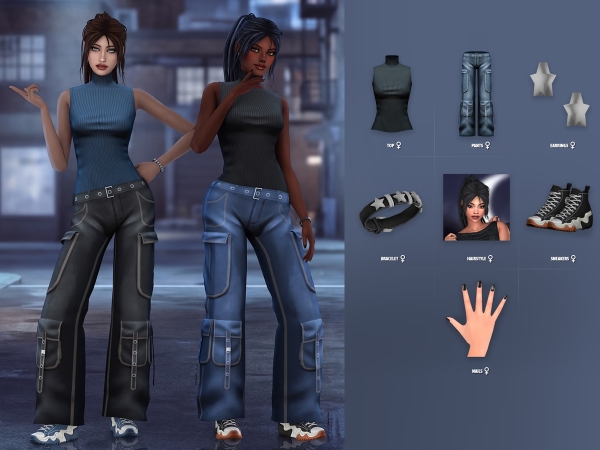 Maxis Match Kalani Lookbook - The Sims 4 Custom Content