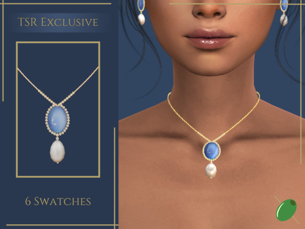 Alpha Royal Pearl Necklace by Pitted0live - The Sims 4 Custom Content