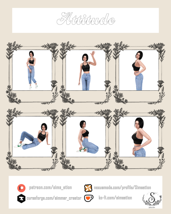 Mix Attitude by simmer_creator - The Sims 4 Custom Content