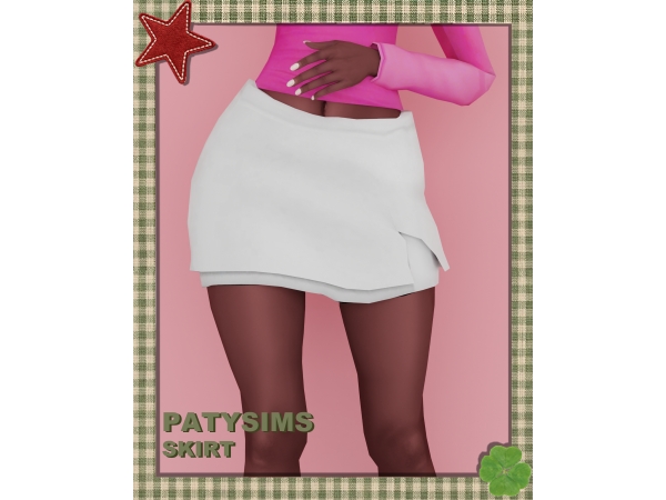 Mix Cute double layered skirt - The Sims 4 Custom Content